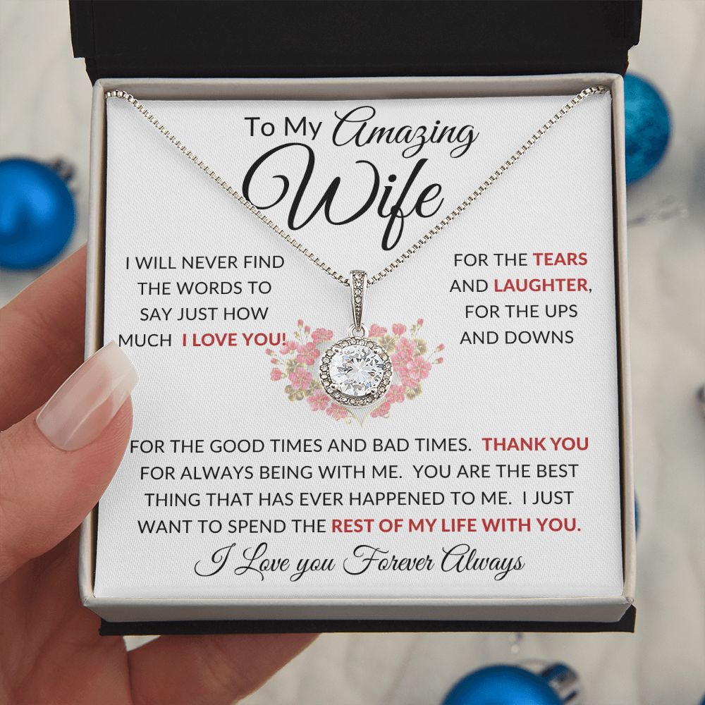 To My Amazing Wife | Eternal Hope Necklace | I Will Never Find