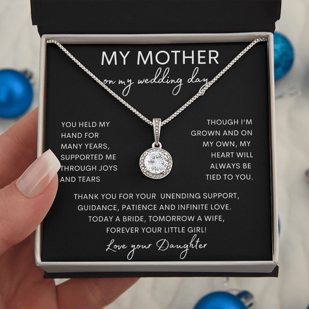 MY MOTHER | Eternal Hope Necklace | Mom Birthday Gift, Gift From Daughter, Mother Daughter Gift, Necklace For Mom, Mom Gift From Son