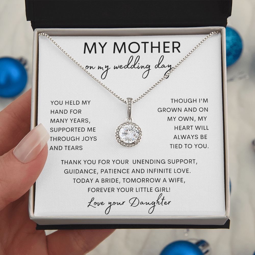 MY MOTHER | Eternal Hope Necklace | Mom Birthday Gift, Gift From Daughter, Mother Daughter Gift, Necklace For Mom, Mom Gift From Son