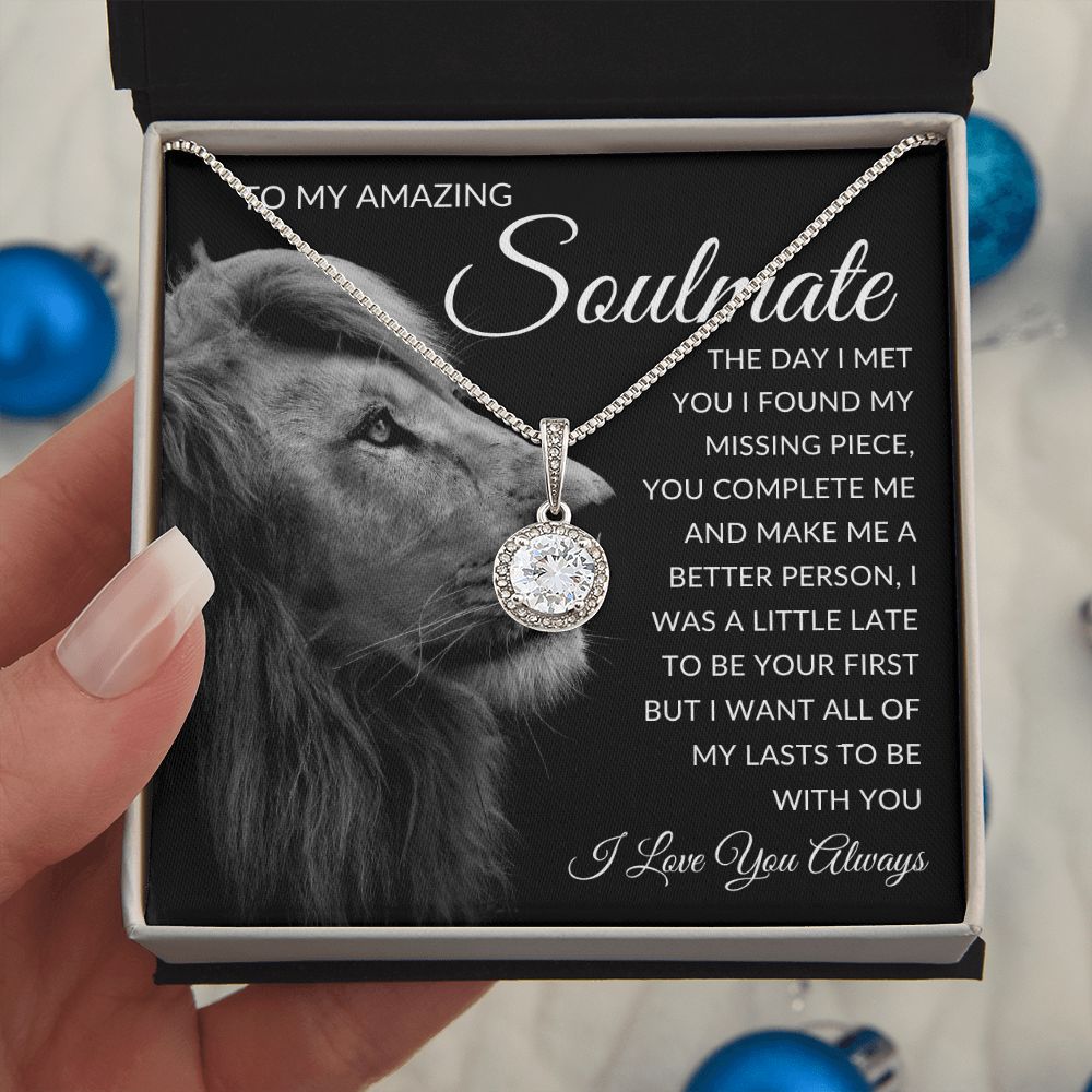 TO MY AMAZING SOULMATE | Eternal Hope Necklace | To My Soulmate, Gift for soulmate, Anniversary gift, Girlfriend necklace, Gift for wife, Birthday gift