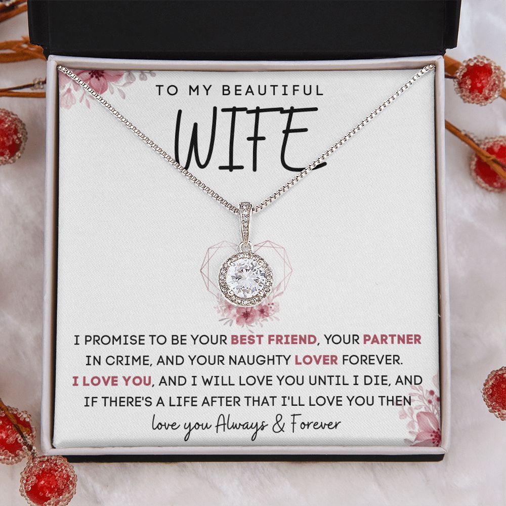TO MY BEAUTIFUL WIFE | Eternal Hope Necklace | BEST FRIEND PARTNER