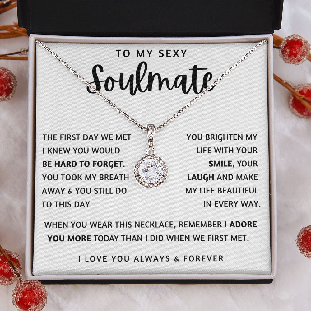 TO MY SEXY SOULMATE | Eternal Hope Necklace | To My Soulmate, Gift for soulmate, Anniversary gift, Girlfriend necklace, Gift for wife, Birthday gift