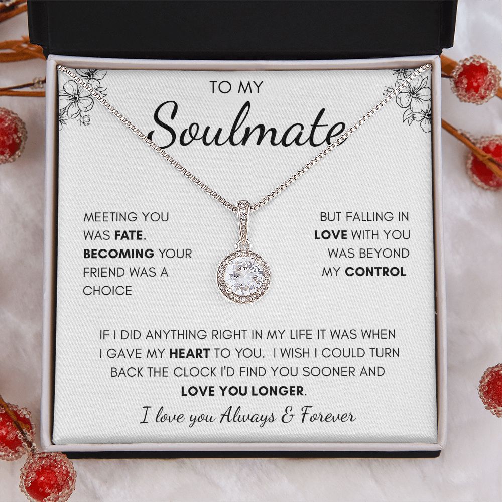 To My Soulmate | Eternal Hope Necklace | I Gave My Heart To You