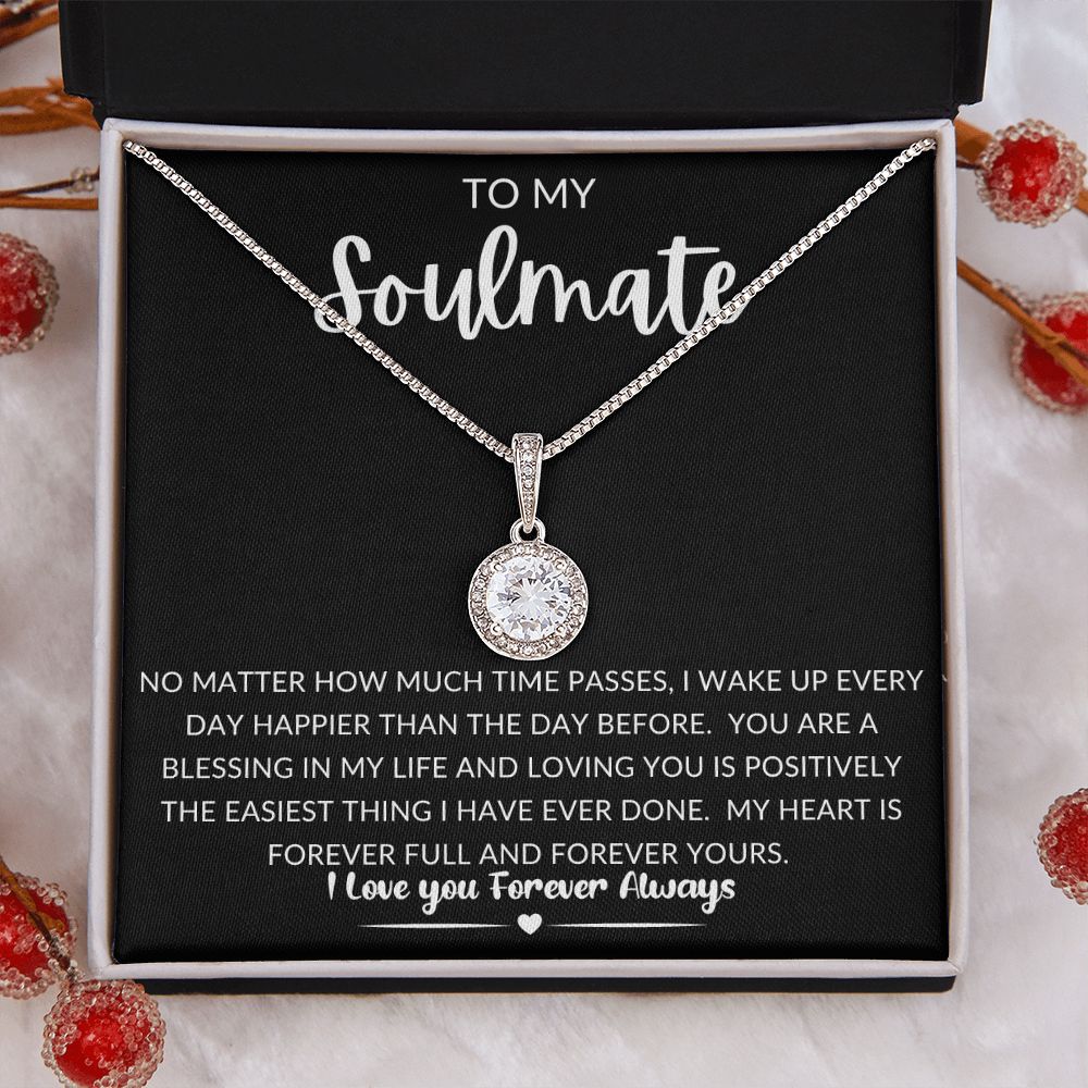 TO MY SOULMATE | Eternal Hope Necklace | To My Soulmate, Gift for soulmate, Anniversary gift, Girlfriend necklace, Gift for wife, Birthday gift