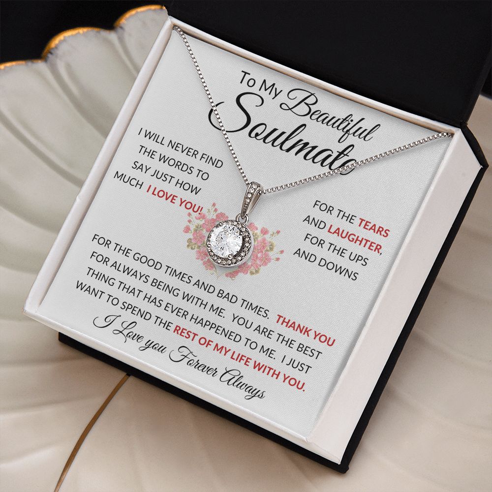 To My Beautiful Soulmate | Eternal Hope Necklace | I Will Never Find