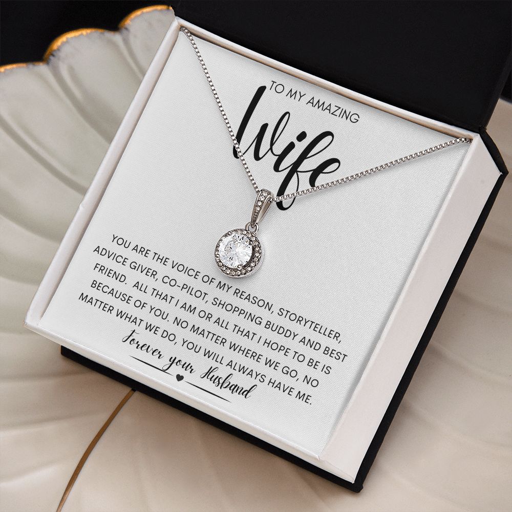 TO MY AMAZING WIFE | Eternal Hope Necklace | To My Wife Gifts, Gift for wife, Anniversary gift, Necklace for wife, Birthday gift, Wife gift ideas