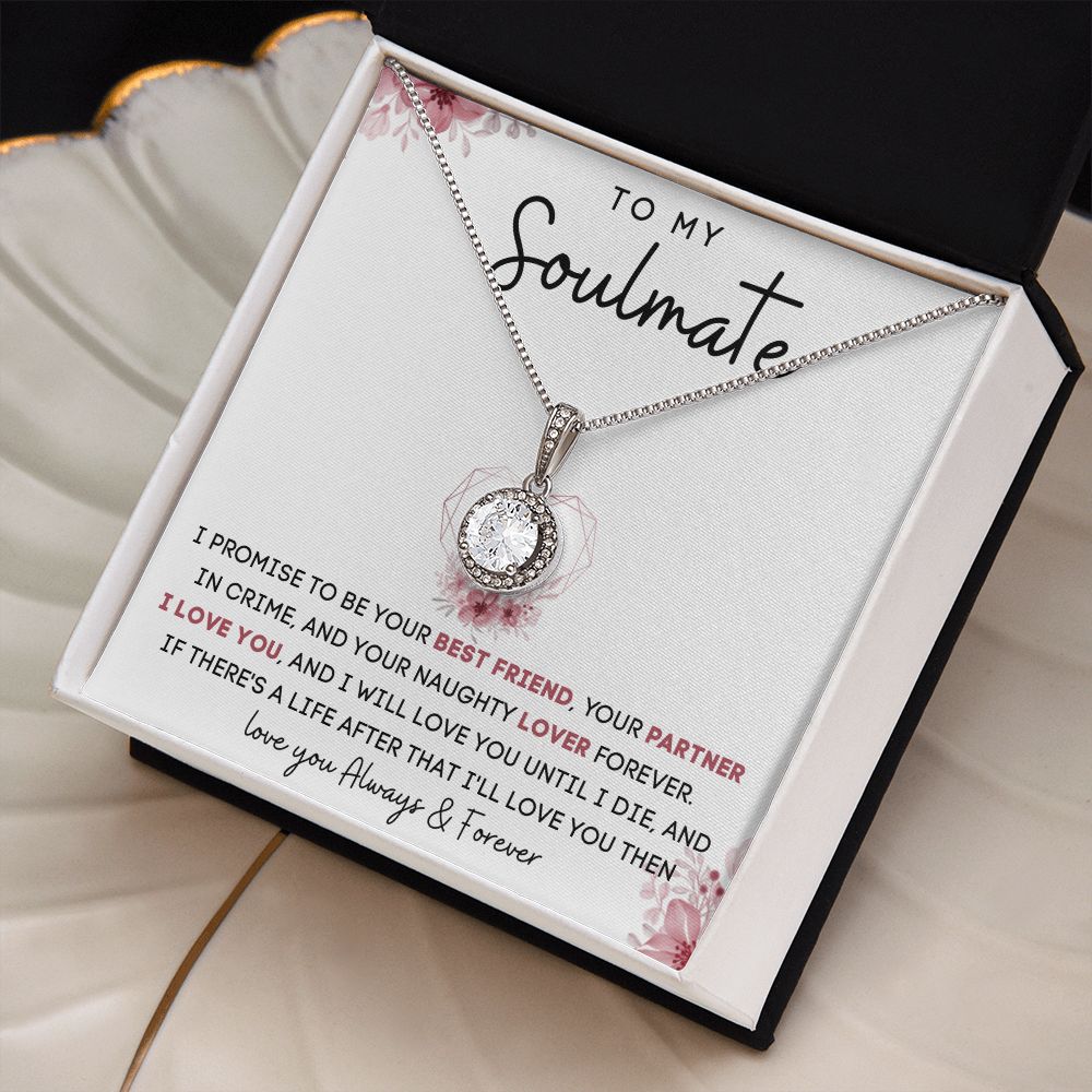 TO MY SOULMATE | Eternal Hope Necklace | Gift for soulmate, Anniversary gift, Girlfriend necklace, Gift for wife, Birthday gift