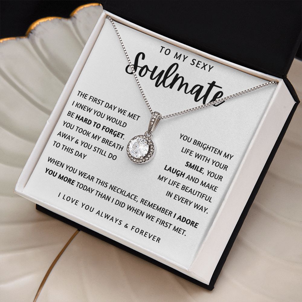 TO MY SEXY SOULMATE | Eternal Hope Necklace | To My Soulmate, Gift for soulmate, Anniversary gift, Girlfriend necklace, Gift for wife, Birthday gift