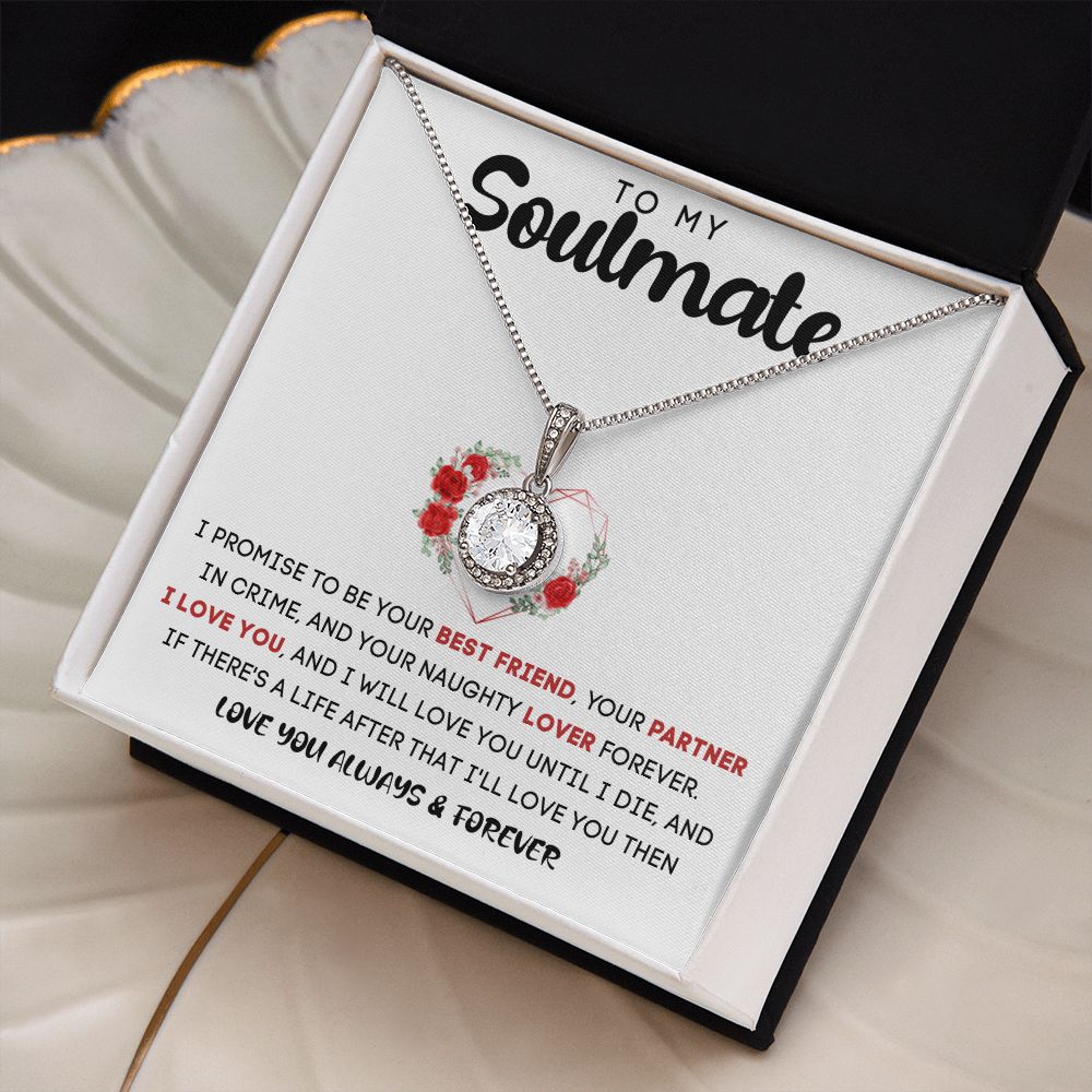 TO MY SOULMATE | Eternal Hope Necklace | Gift for soulmate, Anniversary gift, Girlfriend necklace, Gift for wife, Birthday gift
