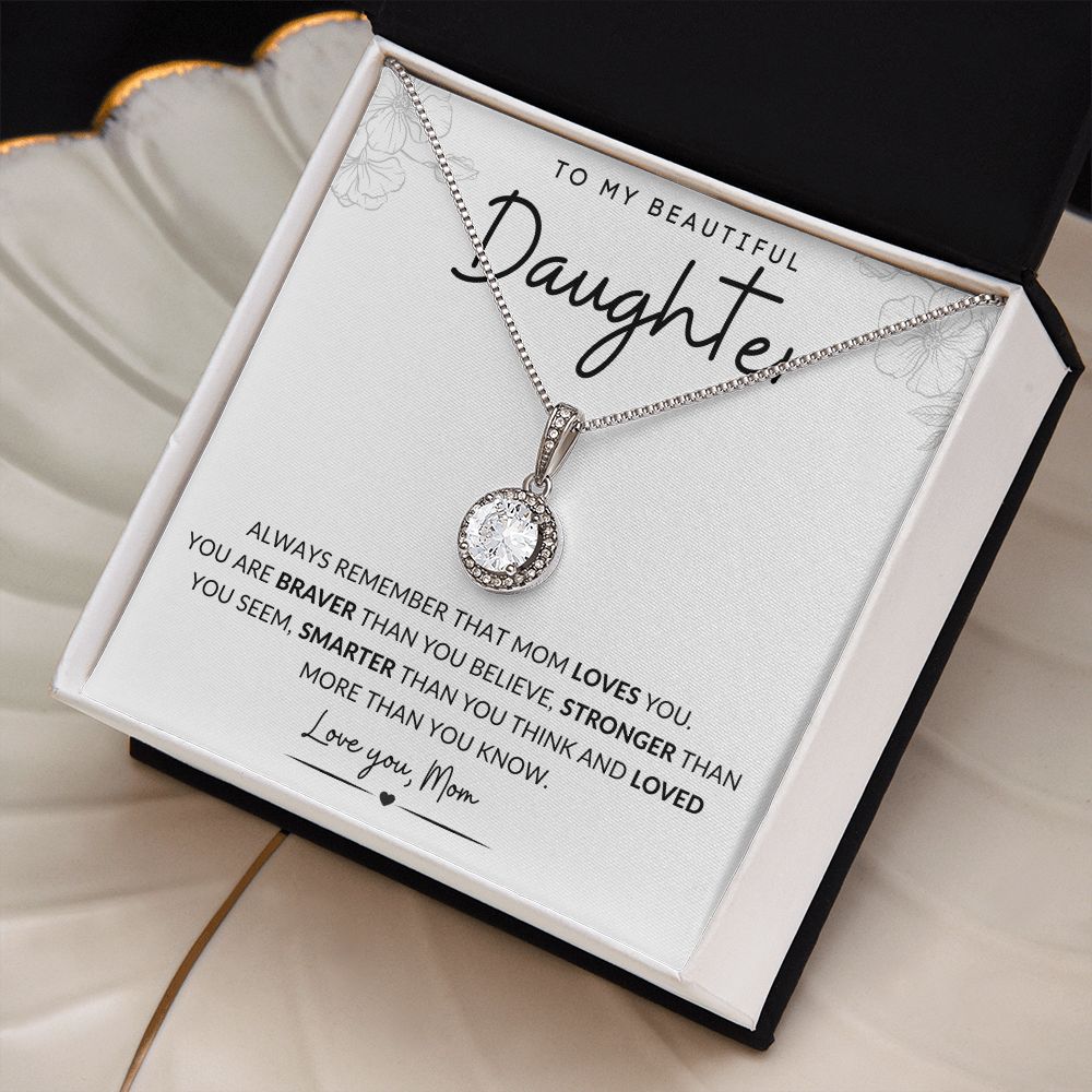 TO MY BEAUTIFUL DAUGHTER | Eternal Hope Necklace | BRAVER STRONGER