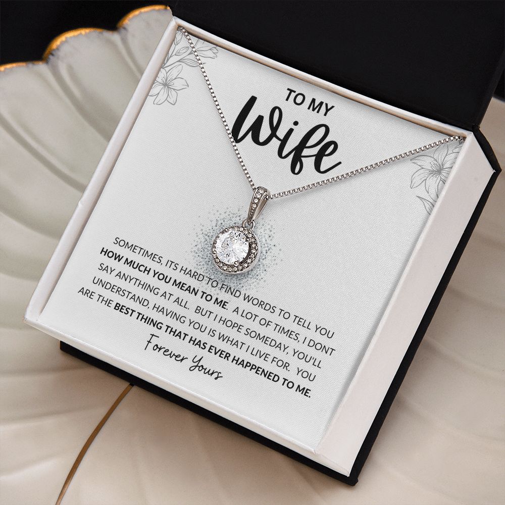To My Wife | Eternal Hope Necklace | Hard To Find Words