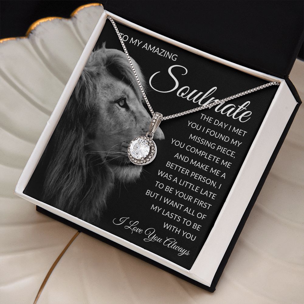 TO MY AMAZING SOULMATE | Eternal Hope Necklace | To My Soulmate, Gift for soulmate, Anniversary gift, Girlfriend necklace, Gift for wife, Birthday gift
