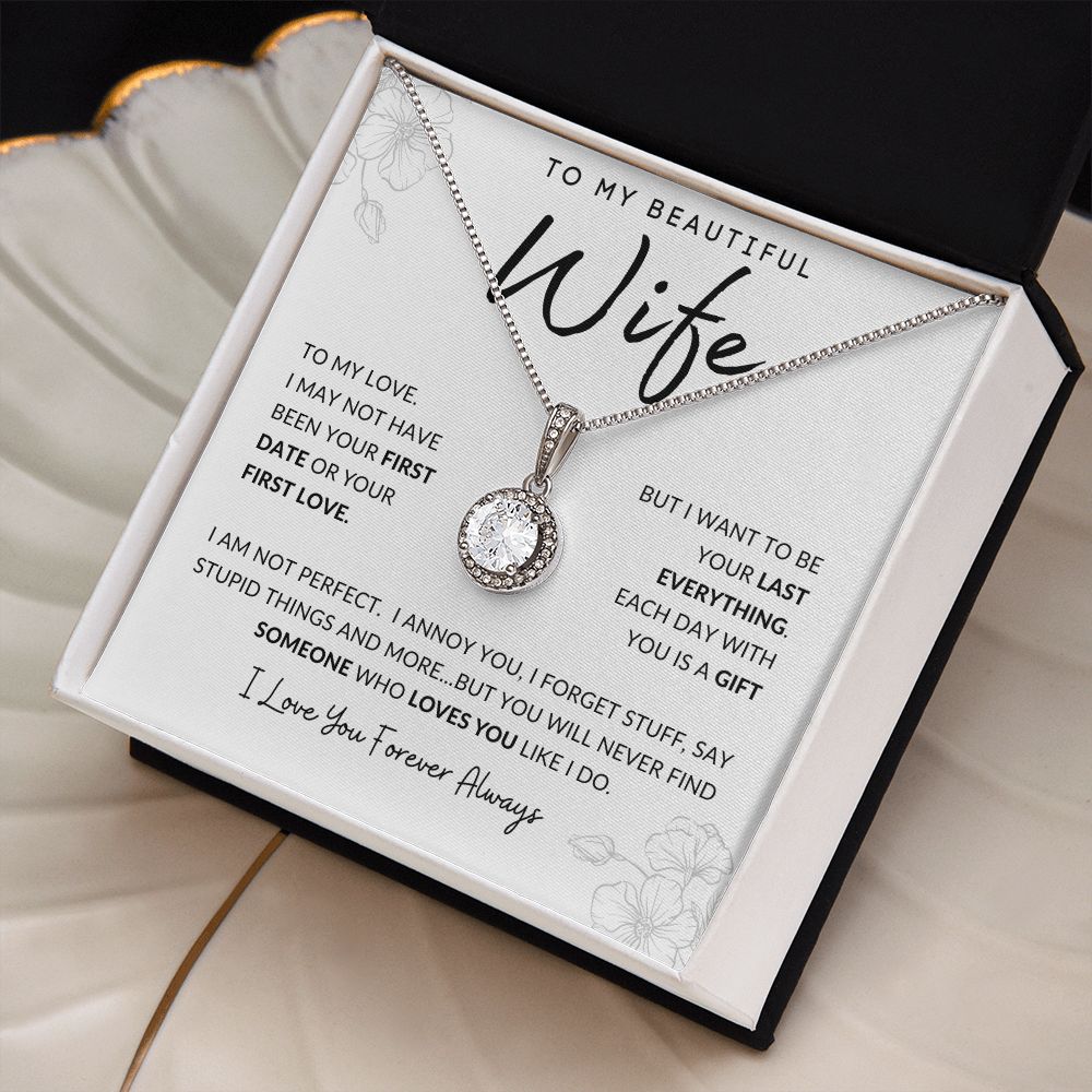 To My Beautiful Wife | Eternal Hope Necklace | First Date First Love