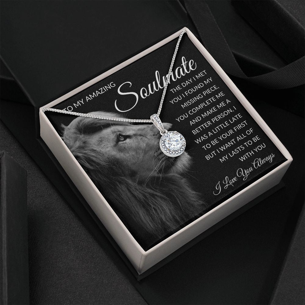 TO MY AMAZING SOULMATE | Eternal Hope Necklace | To My Soulmate, Gift for soulmate, Anniversary gift, Girlfriend necklace, Gift for wife, Birthday gift