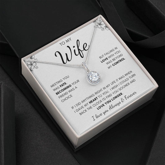 To My Wife | Eternal Hope Necklace | I Gave My Heart To You