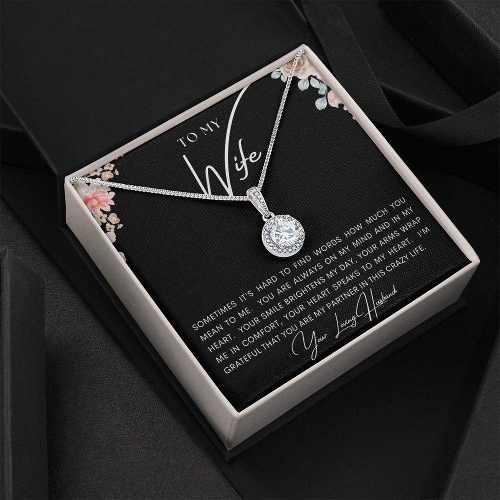 TO MY WIFE | Eternal Hope Necklace | PARTNER IN LIFE
