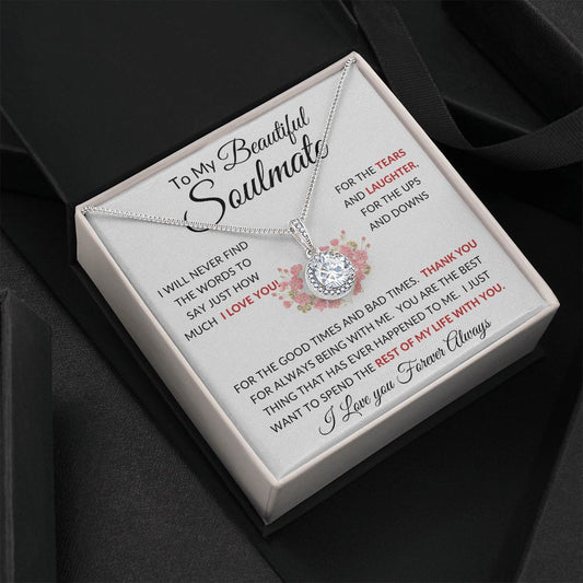 To My Beautiful Soulmate | Eternal Hope Necklace | I Will Never Find