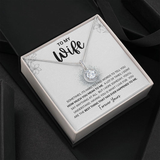 To My Wife | Eternal Hope Necklace | Hard To Find Words