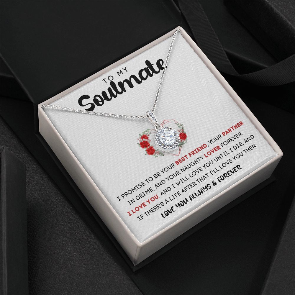 TO MY SOULMATE | Eternal Hope Necklace | Gift for soulmate, Anniversary gift, Girlfriend necklace, Gift for wife, Birthday gift