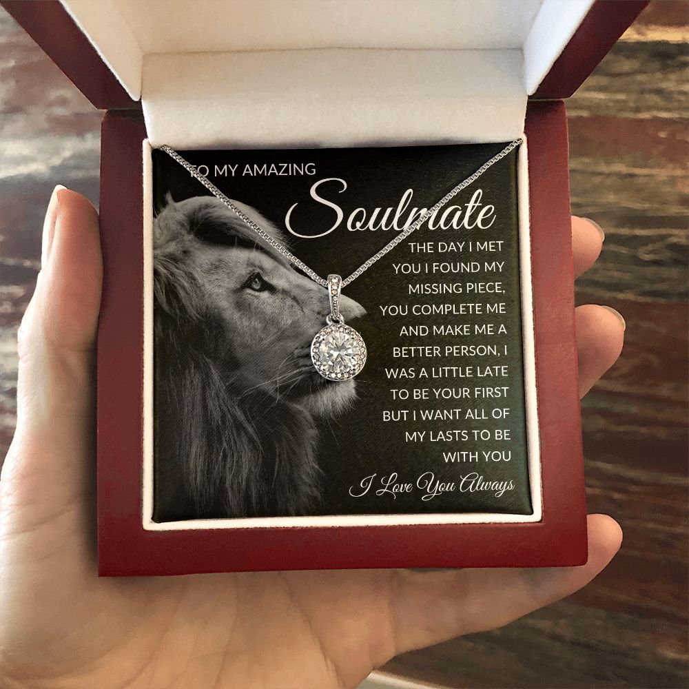 TO MY AMAZING SOULMATE | Eternal Hope Necklace | To My Soulmate, Gift for soulmate, Anniversary gift, Girlfriend necklace, Gift for wife, Birthday gift