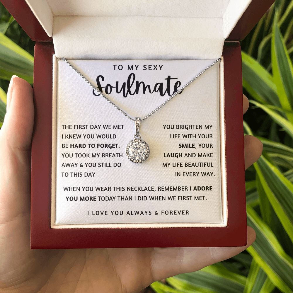 TO MY SEXY SOULMATE | Eternal Hope Necklace | To My Soulmate, Gift for soulmate, Anniversary gift, Girlfriend necklace, Gift for wife, Birthday gift