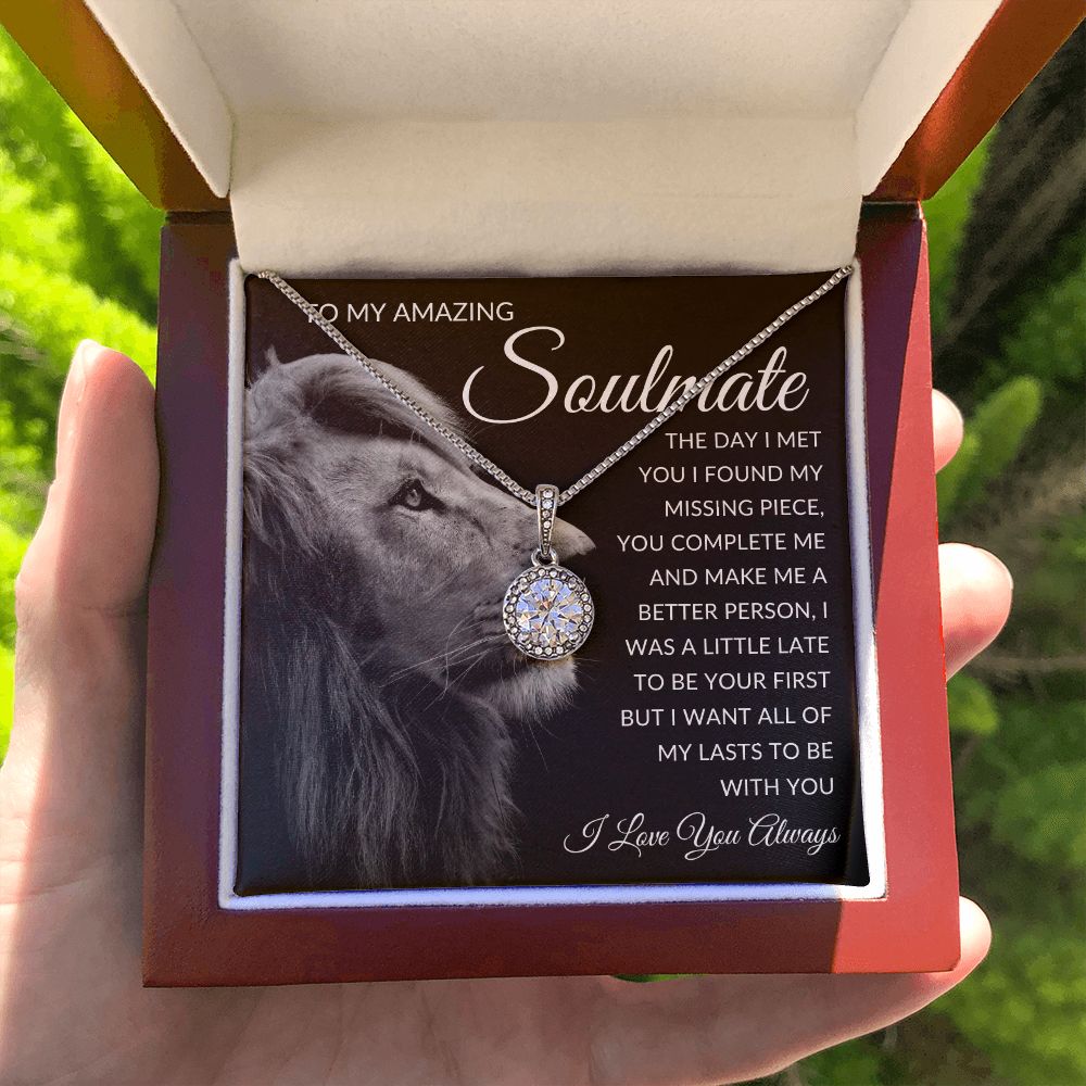 TO MY AMAZING SOULMATE | Eternal Hope Necklace | To My Soulmate, Gift for soulmate, Anniversary gift, Girlfriend necklace, Gift for wife, Birthday gift