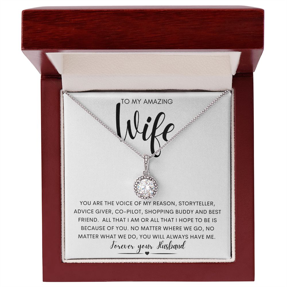 TO MY AMAZING WIFE | Eternal Hope Necklace | To My Wife Gifts, Gift for wife, Anniversary gift, Necklace for wife, Birthday gift, Wife gift ideas