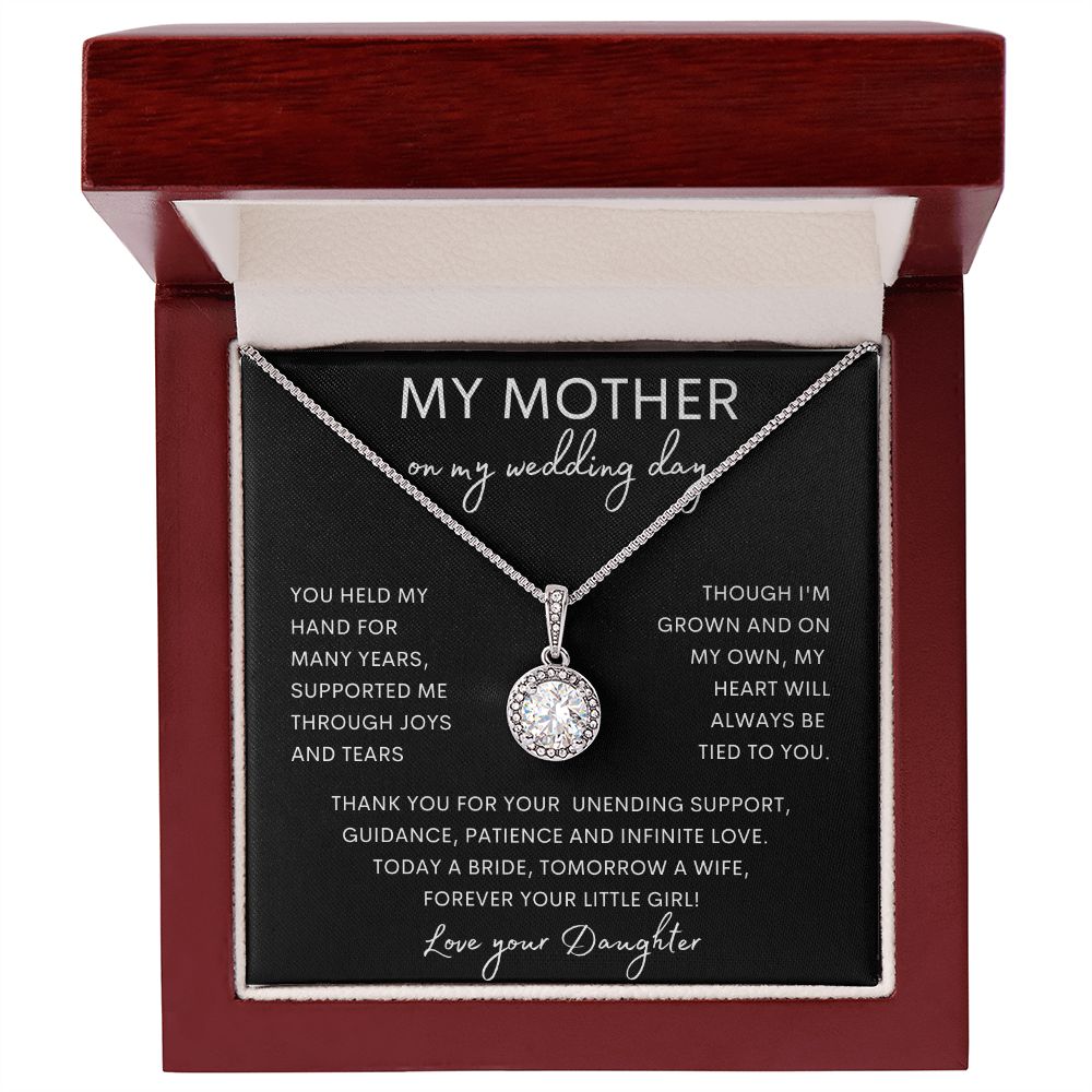 MY MOTHER | Eternal Hope Necklace | Mom Birthday Gift, Gift From Daughter, Mother Daughter Gift, Necklace For Mom, Mom Gift From Son