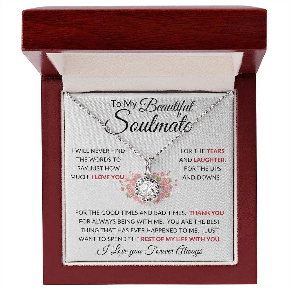 To My Beautiful Soulmate | Eternal Hope Necklace | I Will Never Find