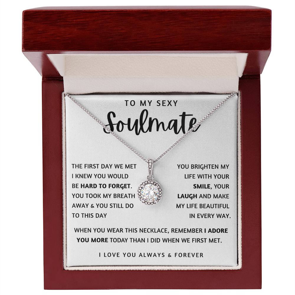 TO MY SEXY SOULMATE | Eternal Hope Necklace | To My Soulmate, Gift for soulmate, Anniversary gift, Girlfriend necklace, Gift for wife, Birthday gift