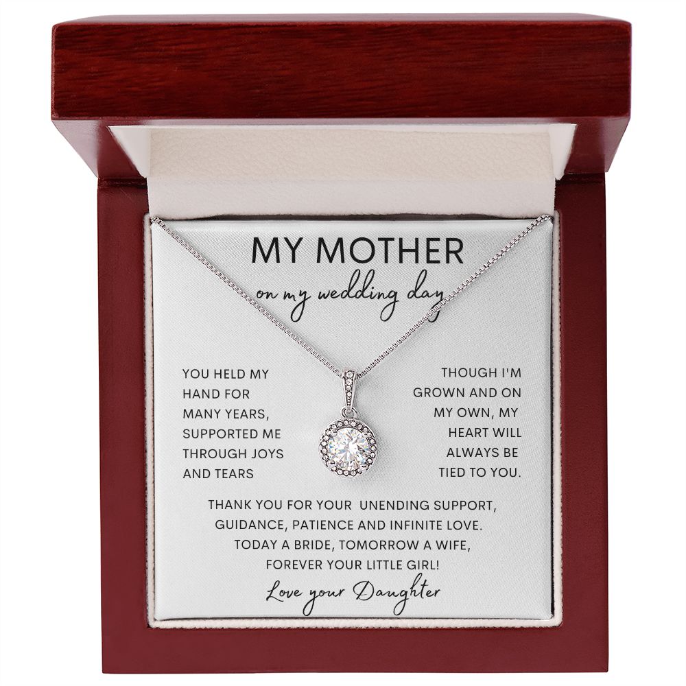 MY MOTHER | Eternal Hope Necklace | Mom Birthday Gift, Gift From Daughter, Mother Daughter Gift, Necklace For Mom, Mom Gift From Son