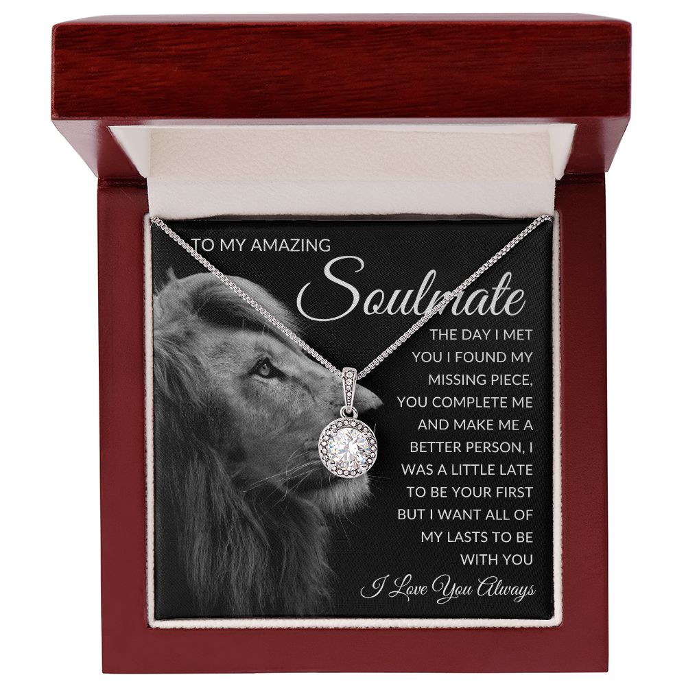 TO MY AMAZING SOULMATE | Eternal Hope Necklace | To My Soulmate, Gift for soulmate, Anniversary gift, Girlfriend necklace, Gift for wife, Birthday gift