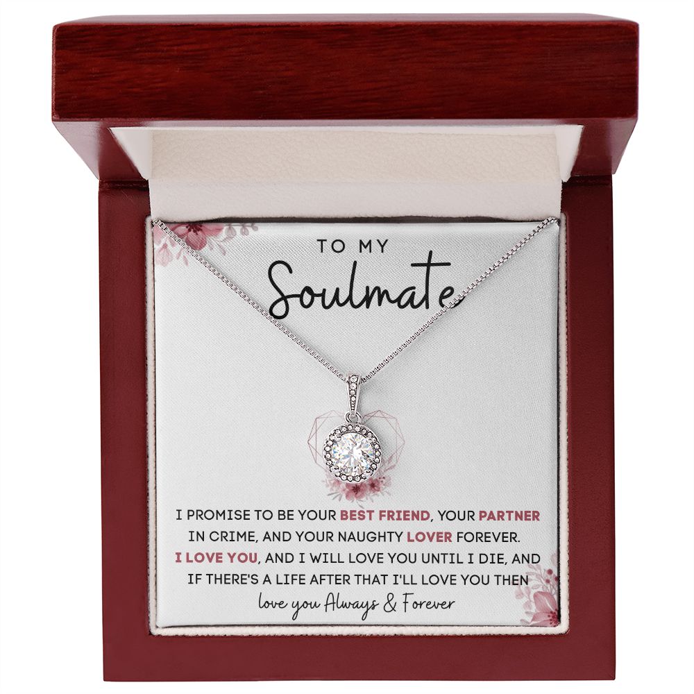 TO MY SOULMATE | Eternal Hope Necklace | Gift for soulmate, Anniversary gift, Girlfriend necklace, Gift for wife, Birthday gift