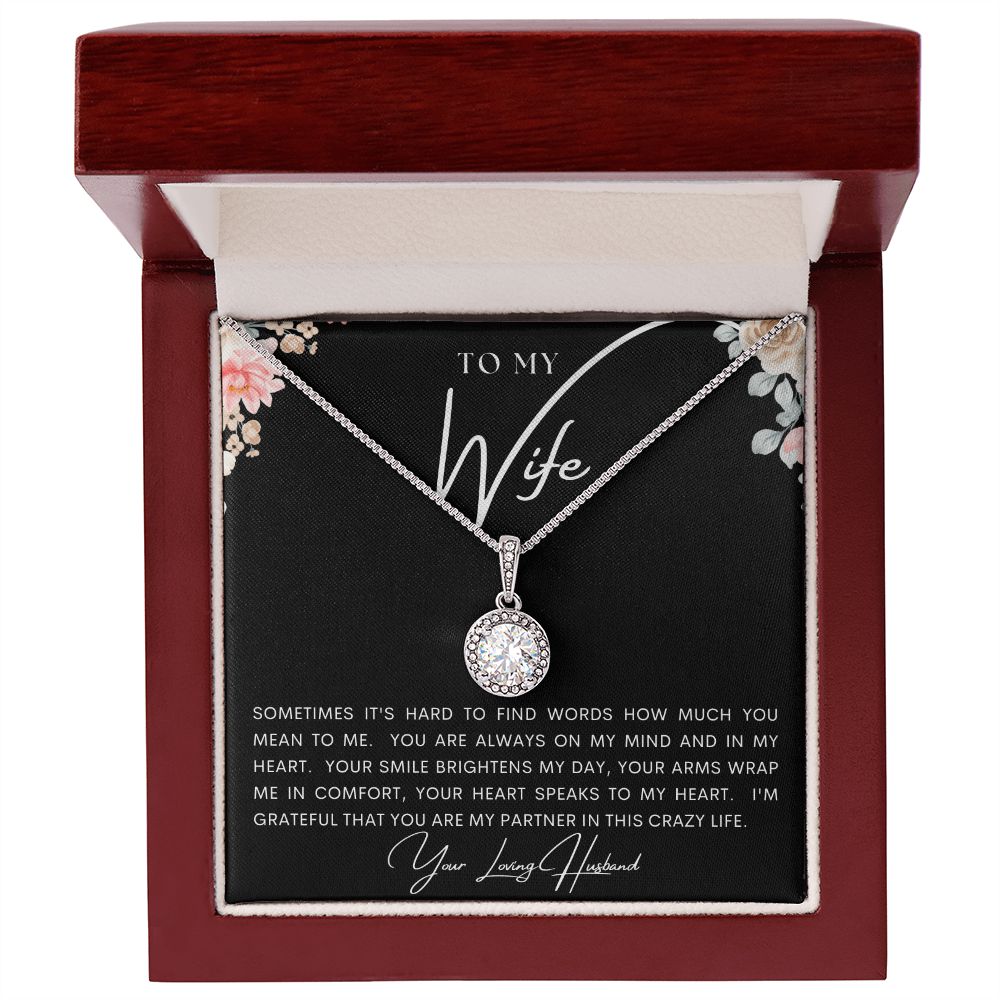 TO MY WIFE | Eternal Hope Necklace | PARTNER IN LIFE