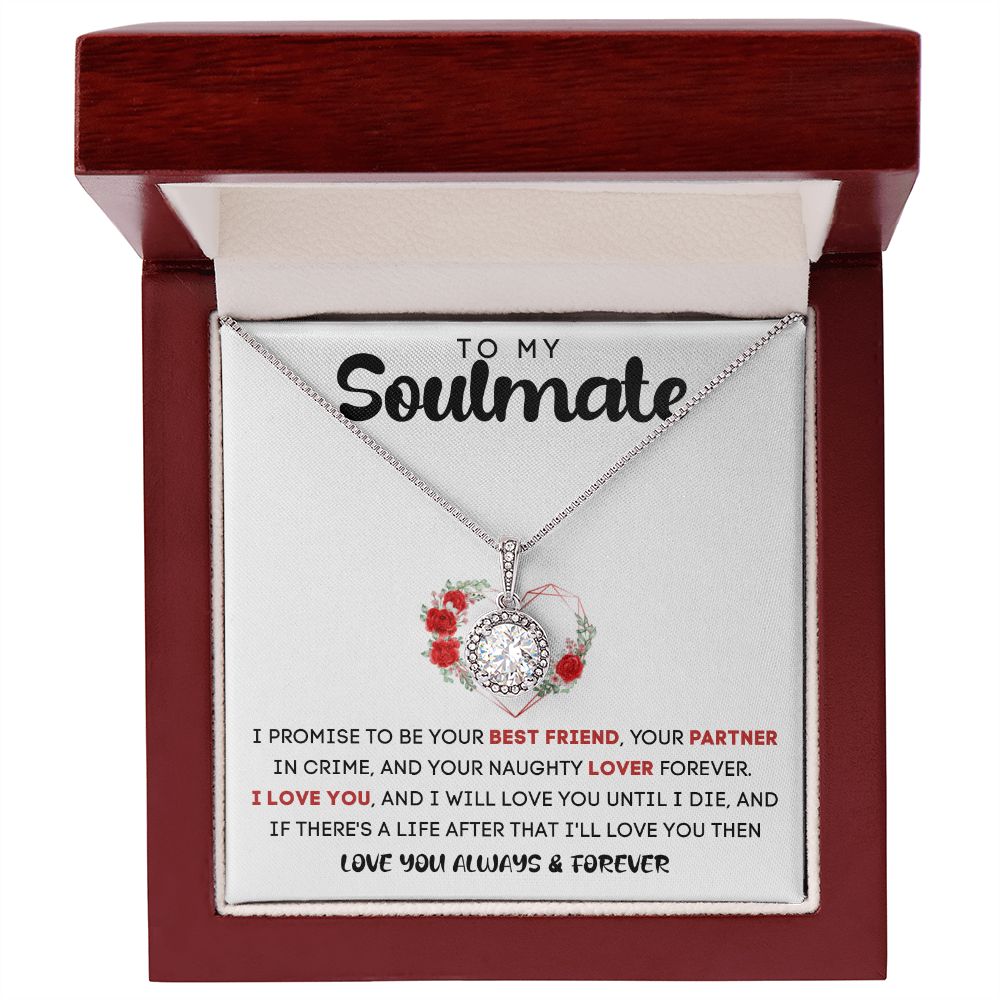 TO MY SOULMATE | Eternal Hope Necklace | Gift for soulmate, Anniversary gift, Girlfriend necklace, Gift for wife, Birthday gift