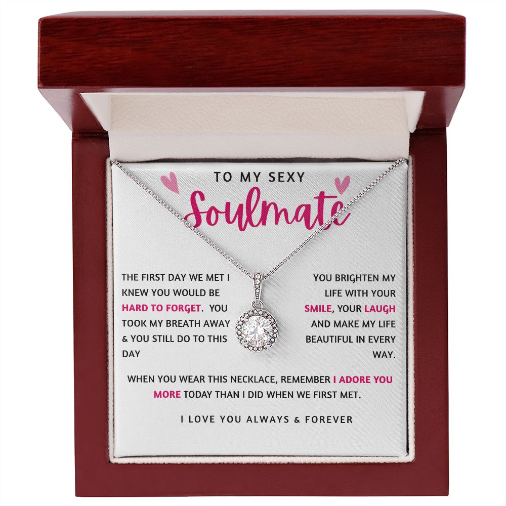TO MY SEXY SOULMATE | Eternal Hope Necklace | To My Soulmate, Gift for soulmate, Anniversary gift, Girlfriend necklace, Gift for wife, Birthday gift