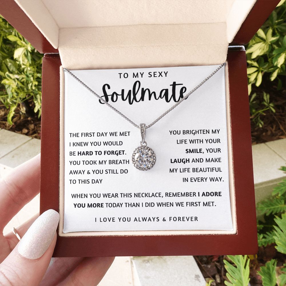 TO MY SEXY SOULMATE | Eternal Hope Necklace | To My Soulmate, Gift for soulmate, Anniversary gift, Girlfriend necklace, Gift for wife, Birthday gift