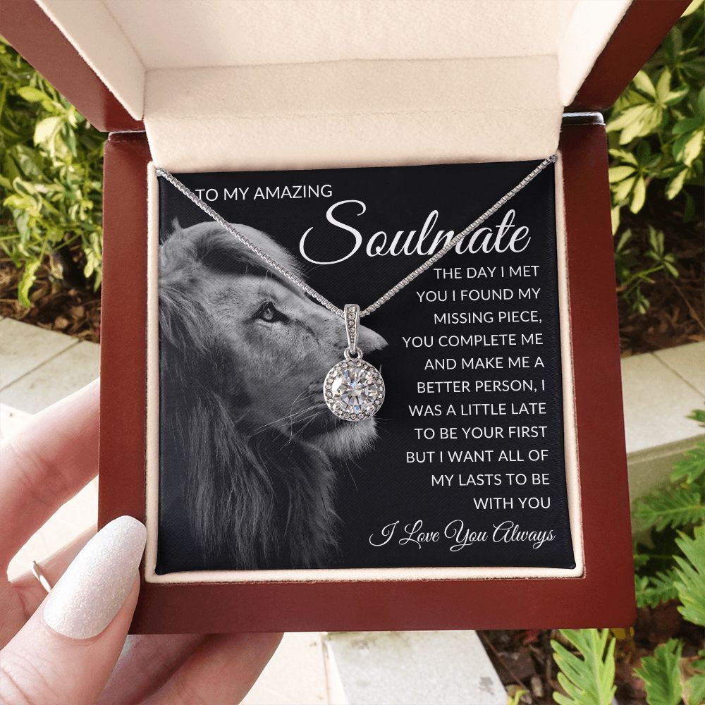 TO MY AMAZING SOULMATE | Eternal Hope Necklace | To My Soulmate, Gift for soulmate, Anniversary gift, Girlfriend necklace, Gift for wife, Birthday gift