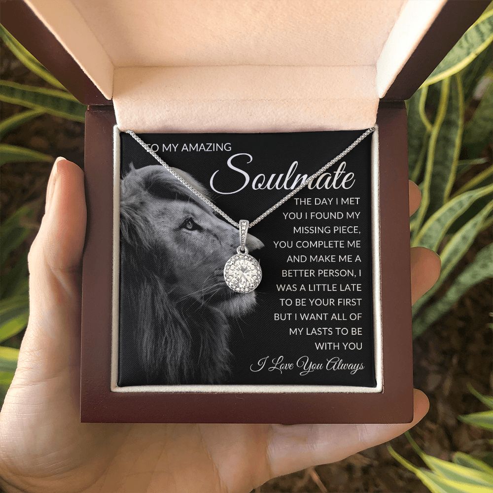 TO MY AMAZING SOULMATE | Eternal Hope Necklace | To My Soulmate, Gift for soulmate, Anniversary gift, Girlfriend necklace, Gift for wife, Birthday gift