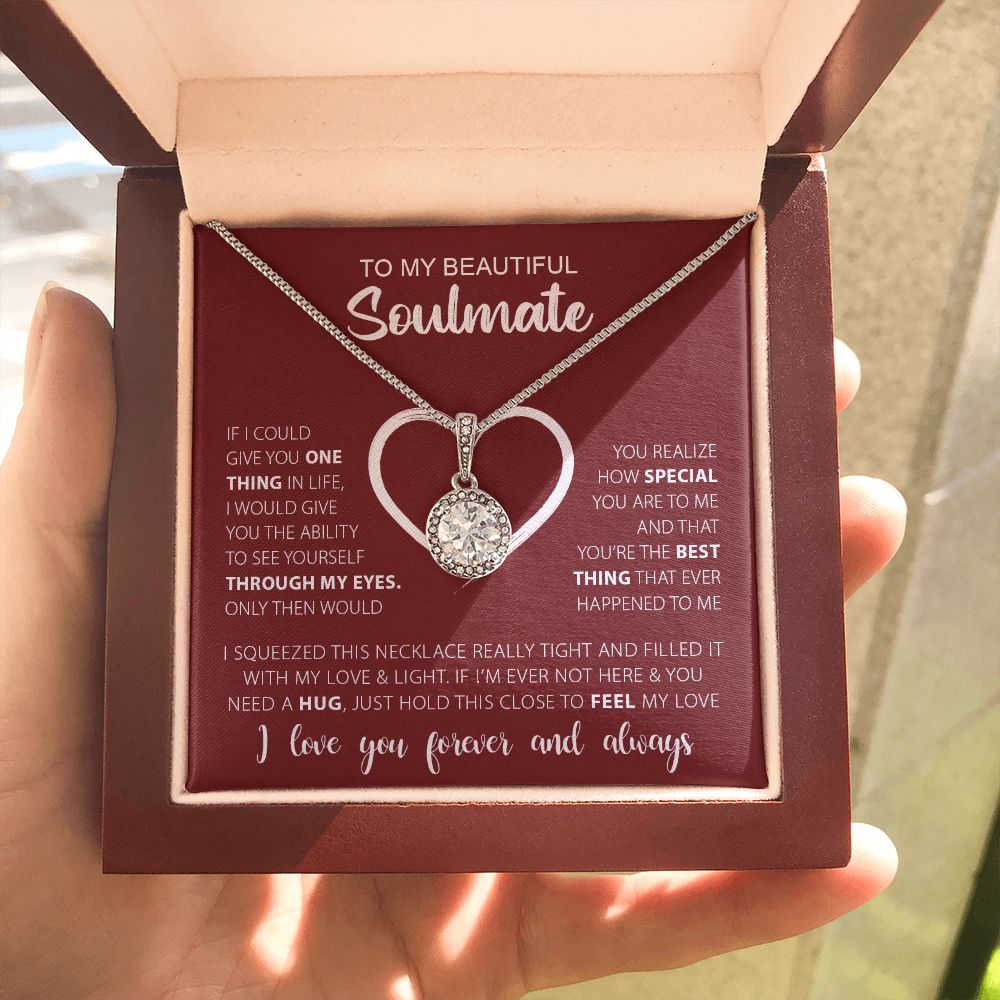 MY BEAUTIFUL SOULMATE | ETERNAL HOPE | To My Soulmate, Gift for soulmate, Anniversary gift, Gift for wife, Birthday gift