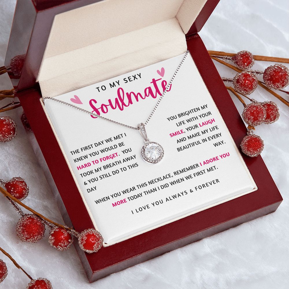 TO MY SEXY SOULMATE | Eternal Hope Necklace | To My Soulmate, Gift for soulmate, Anniversary gift, Girlfriend necklace, Gift for wife, Birthday gift