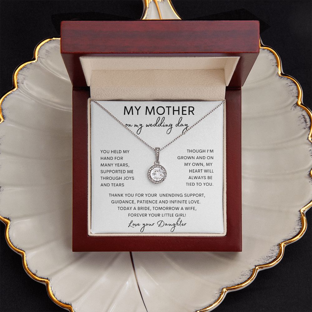 MY MOTHER | Eternal Hope Necklace | Mom Birthday Gift, Gift From Daughter, Mother Daughter Gift, Necklace For Mom, Mom Gift From Son