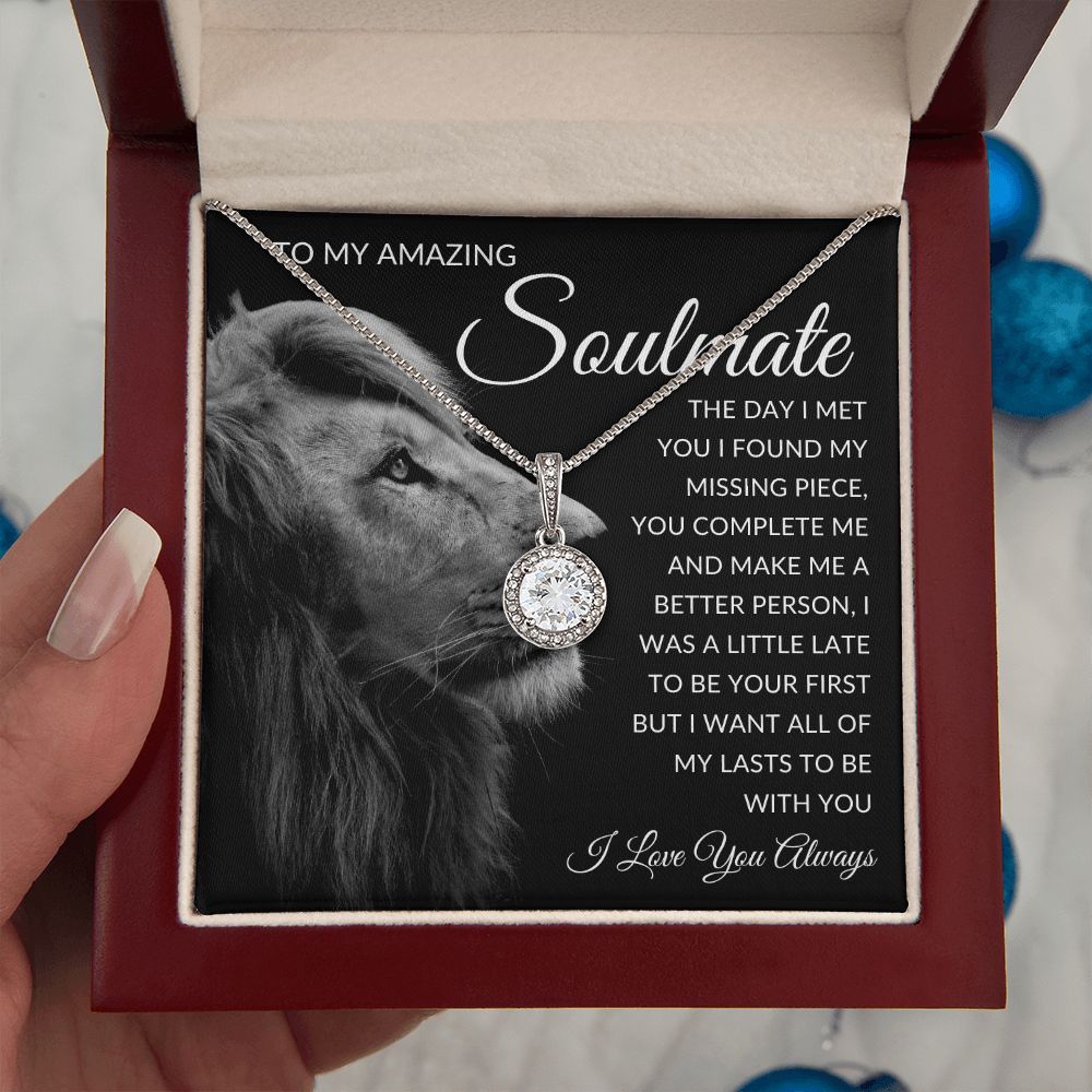 TO MY AMAZING SOULMATE | Eternal Hope Necklace | To My Soulmate, Gift for soulmate, Anniversary gift, Girlfriend necklace, Gift for wife, Birthday gift