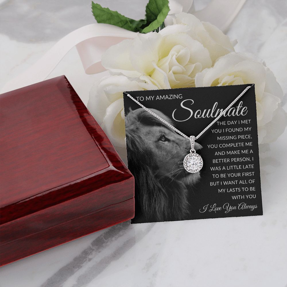 TO MY AMAZING SOULMATE | Eternal Hope Necklace | To My Soulmate, Gift for soulmate, Anniversary gift, Girlfriend necklace, Gift for wife, Birthday gift