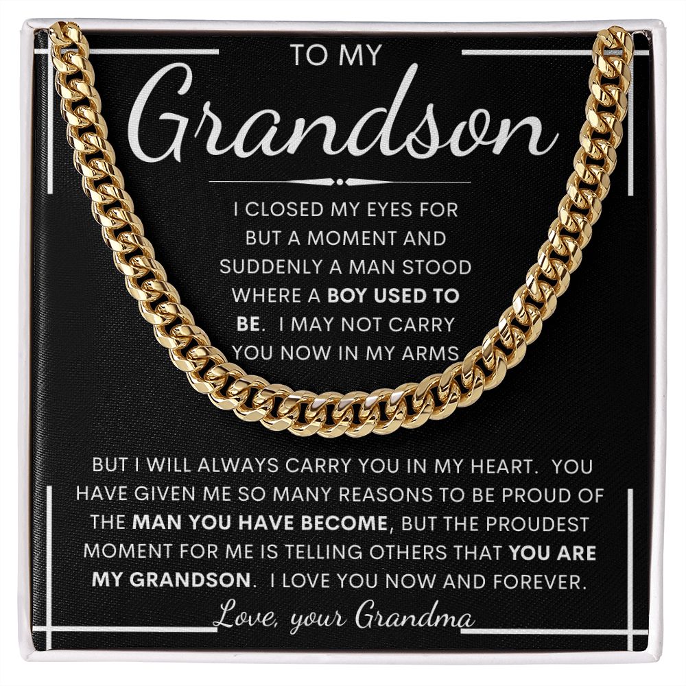 To My Grandson | Grandson Birthday Gift, Gift From Grandma