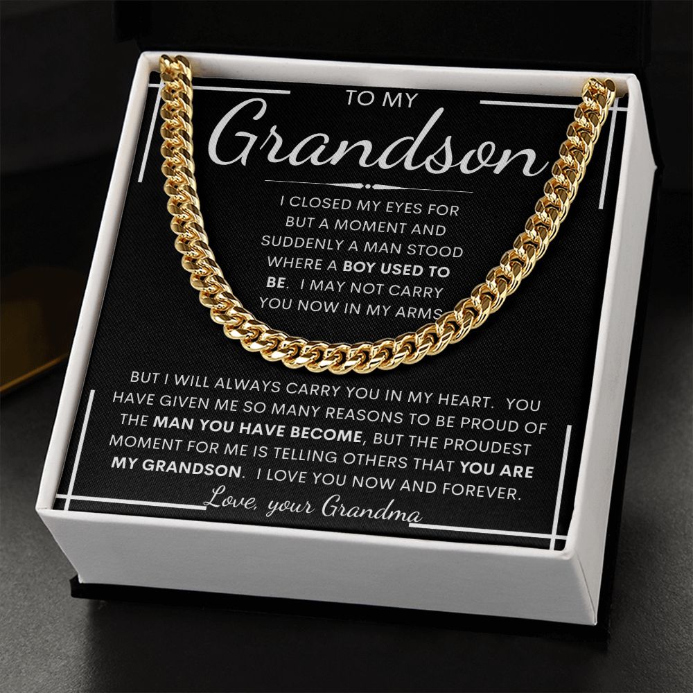 To My Grandson | Grandson Birthday Gift, Gift From Grandma
