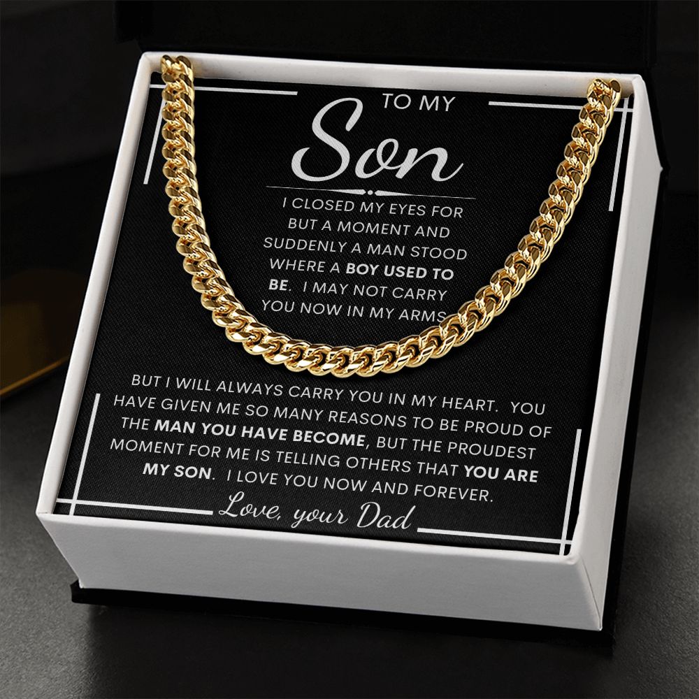 To My Son | Son Birthday Gift, Gift From Dad