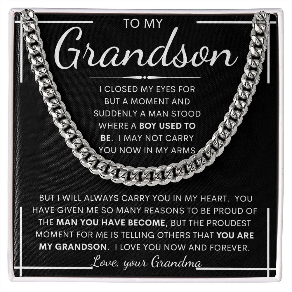 To My Grandson | Grandson Birthday Gift, Gift From Grandma