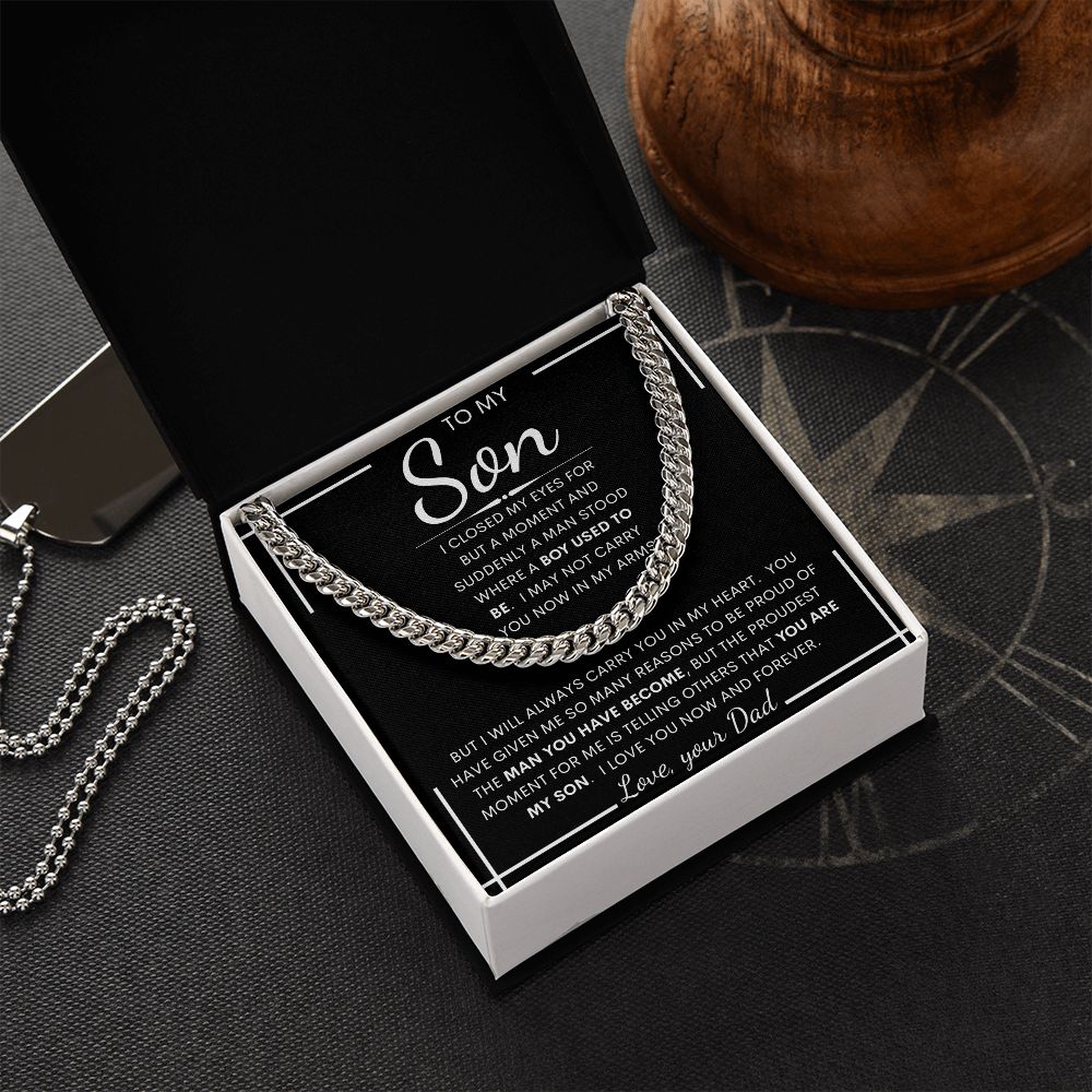 To My Son | Son Birthday Gift, Gift From Dad