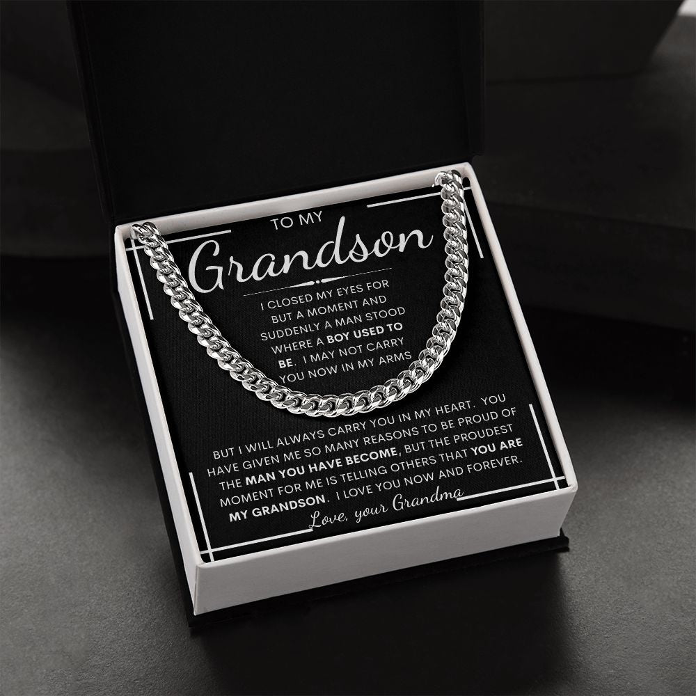To My Grandson | Grandson Birthday Gift, Gift From Grandma